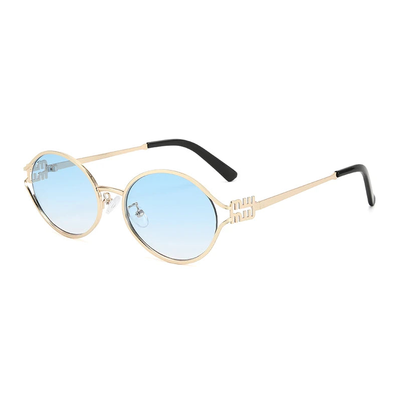 Lotelli - Retro Metal Cat Eye Sunglasses