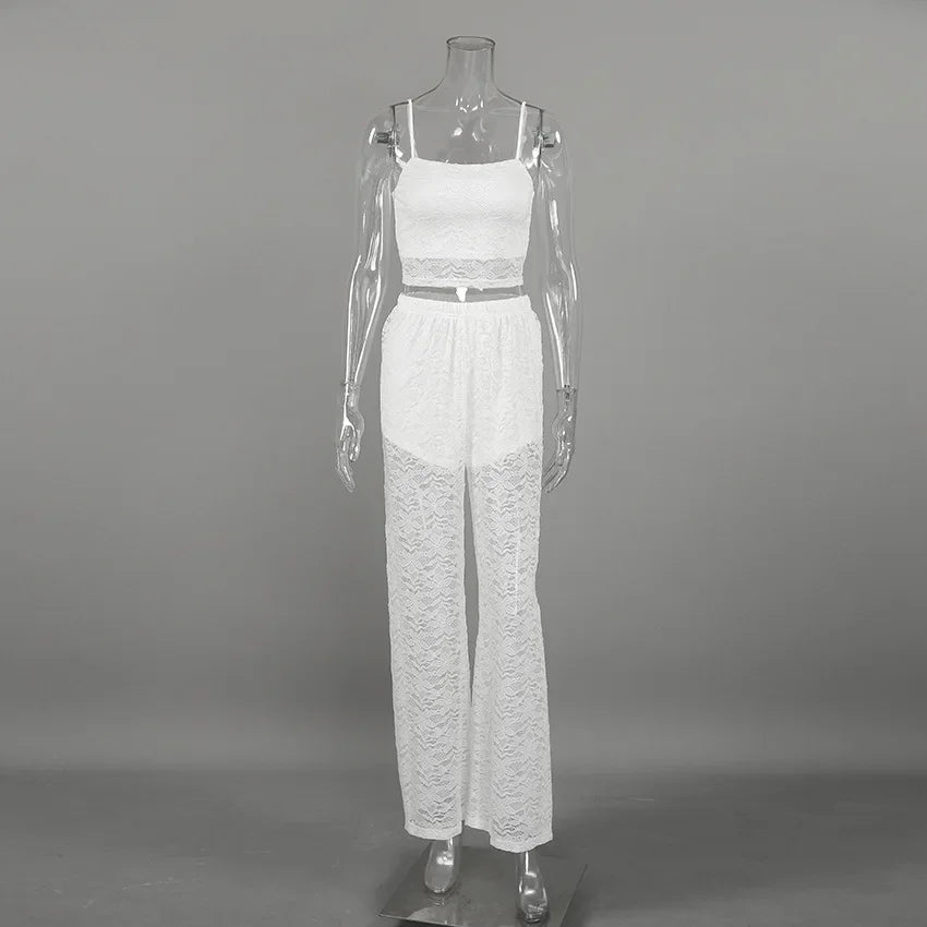Lotelli - White Lace Set