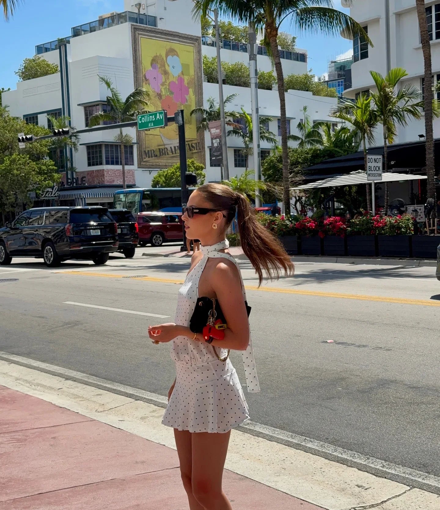 Lotelli - Polka Dot Halter Mini Dress