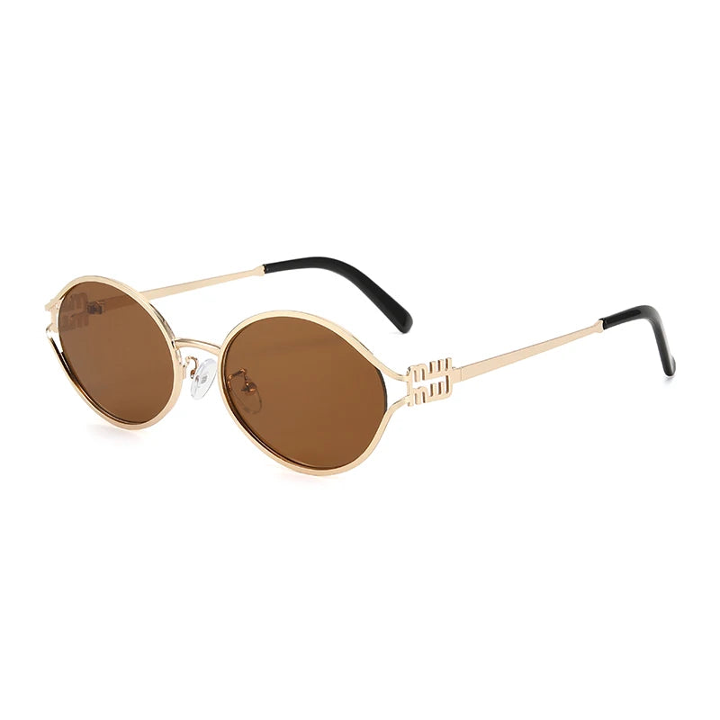 Lotelli - Retro Metal Cat Eye Sunglasses