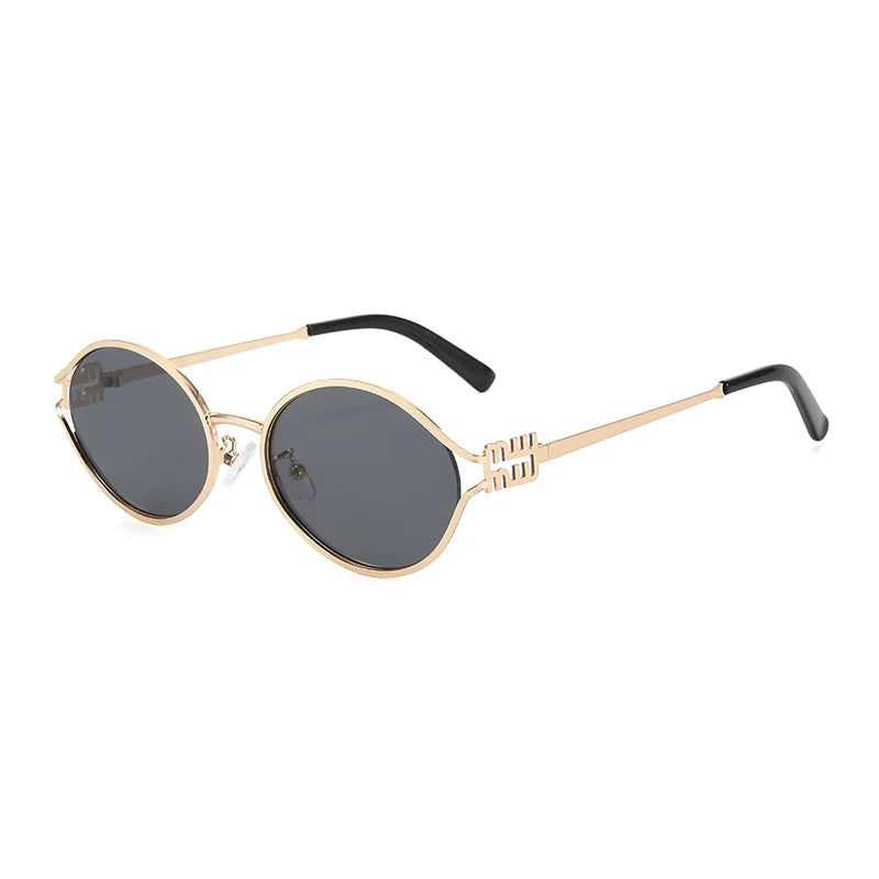 Lotelli - Retro Metal Cat Eye Sunglasses