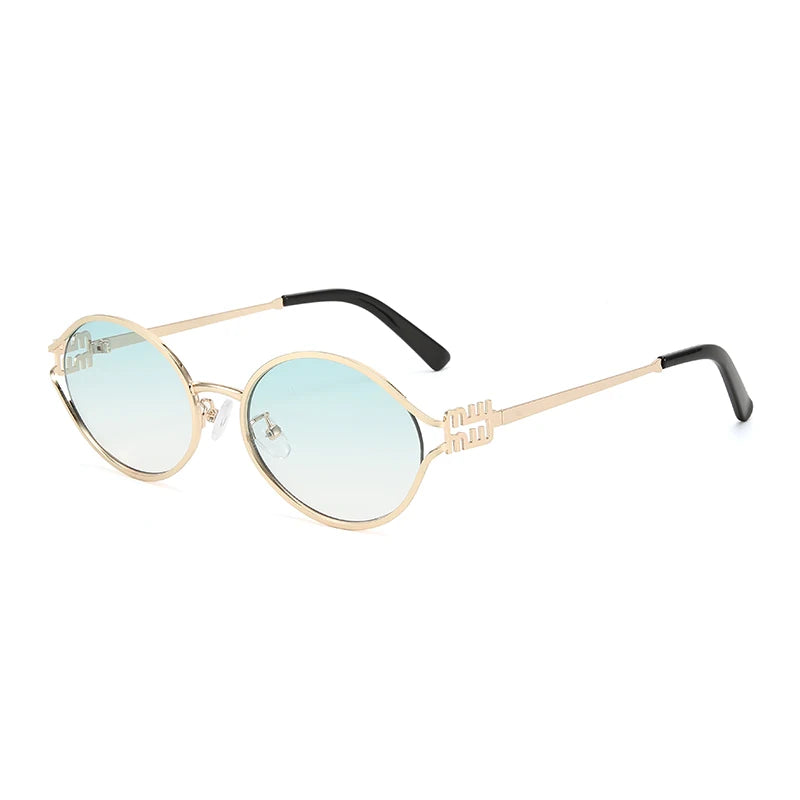 Lotelli - Retro Metal Cat Eye Sunglasses
