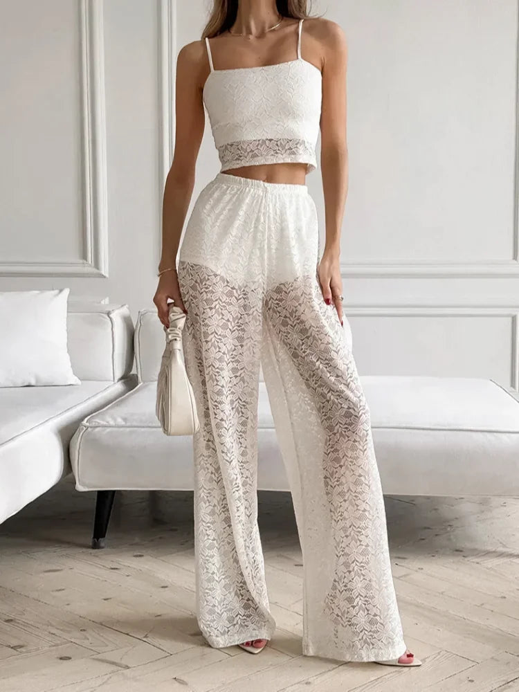Lotelli - White Lace Set